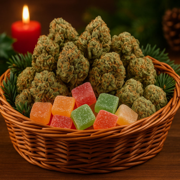 CybinRush Christmas Weed Basket large