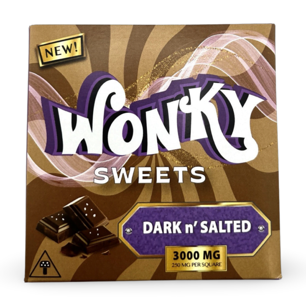 Wonky Sweets Dark n' Salted 3000MG of psilocybin