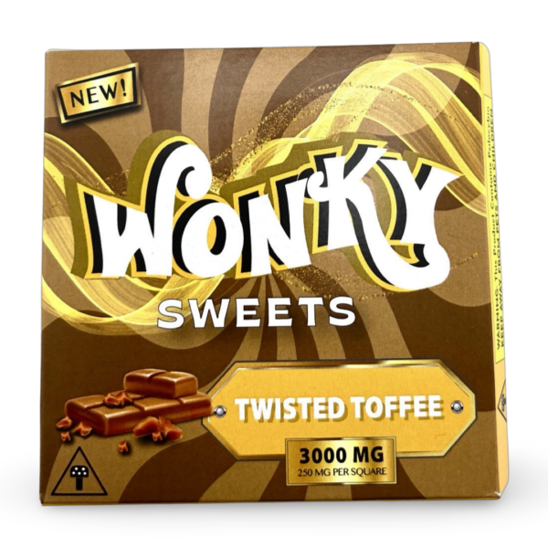 Wonky Sweet Twisted Toffee 3000 MG magic mushroom edible