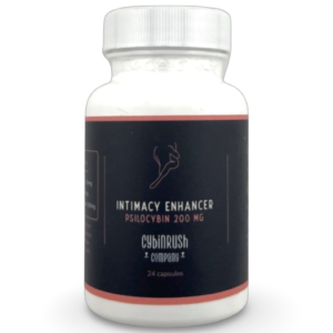 Buy CybinRush Microdose Intimacy Enhancer Psilocybin Capsules for enhanced connection, natural libido support, and mindful intimacy. Vegan, organic, made in Canada.