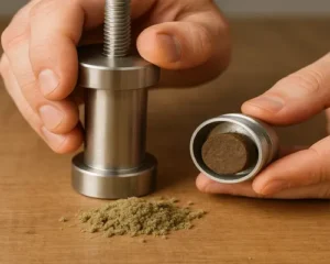 Make Hash by Pressing kief