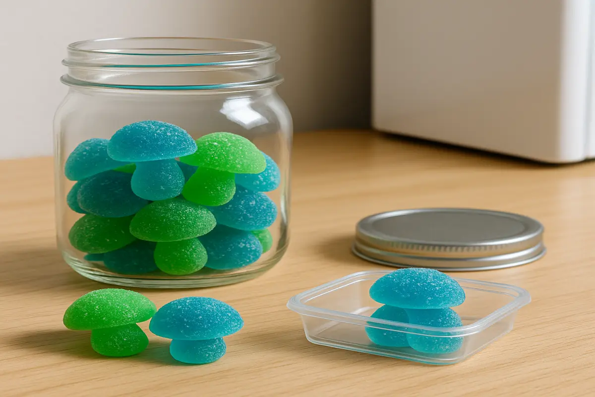 Storing Magic Mushroom Gummies Freshness, Melt Proofing, Shelf Life