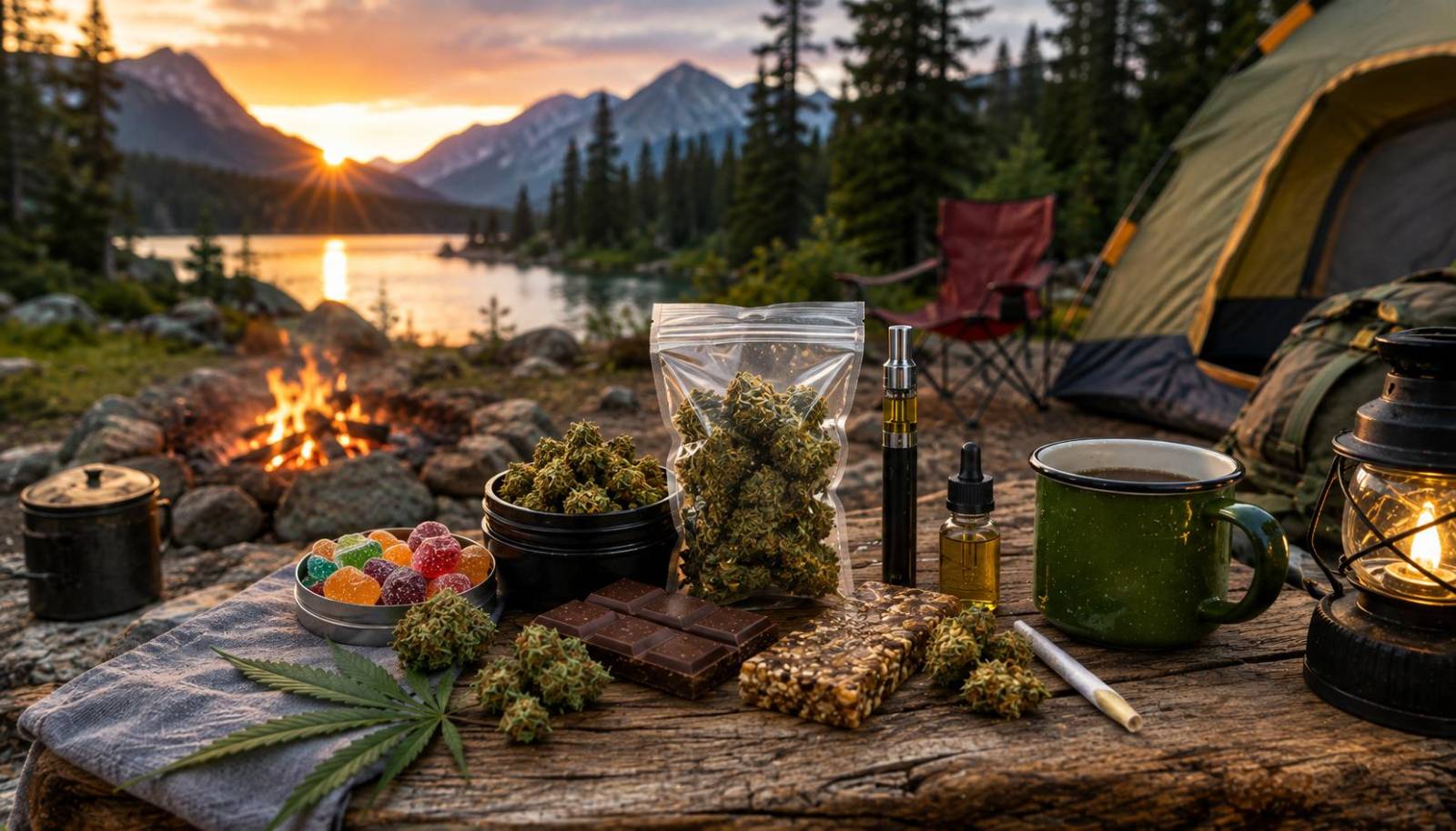 Cannabis for Camping Products, Tips & Outdoor Adventures